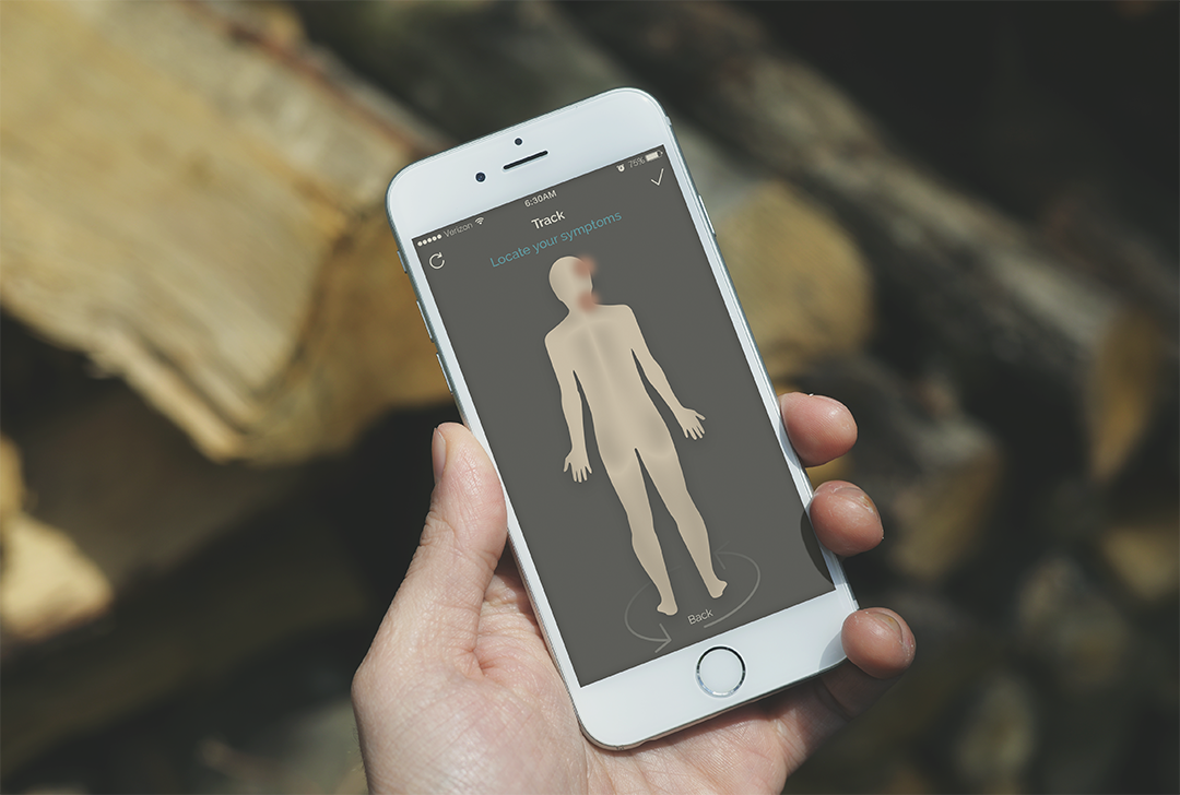 Symplified UX/UI design for an app to simplify the process of tracking symptoms in order to aid you and your doctor in coming up with a more comprehensive action plan. The idea is to make it easier to document symptoms and share relevant data wi
