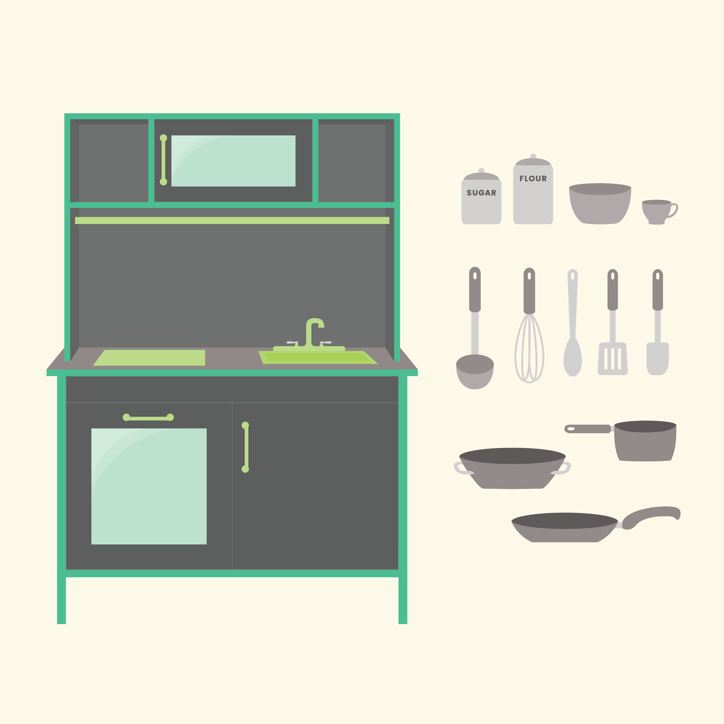 Kitchen icons are available for download on thenounproject.com