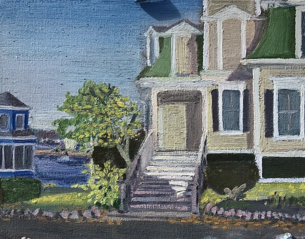 “Hopper House” 2019 11” x 14” Oil on Linen