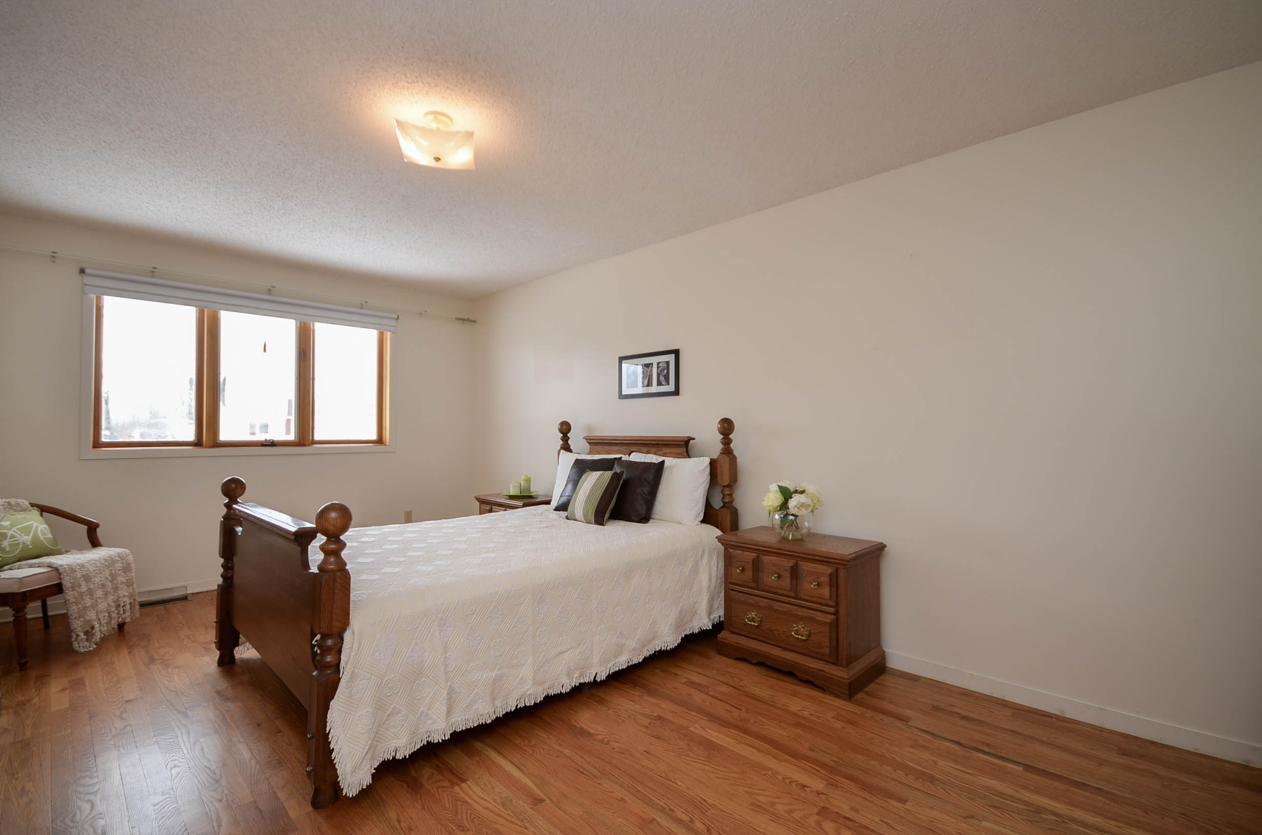 Master bedroom Before Virtual Stage Client photo provided to Yellit