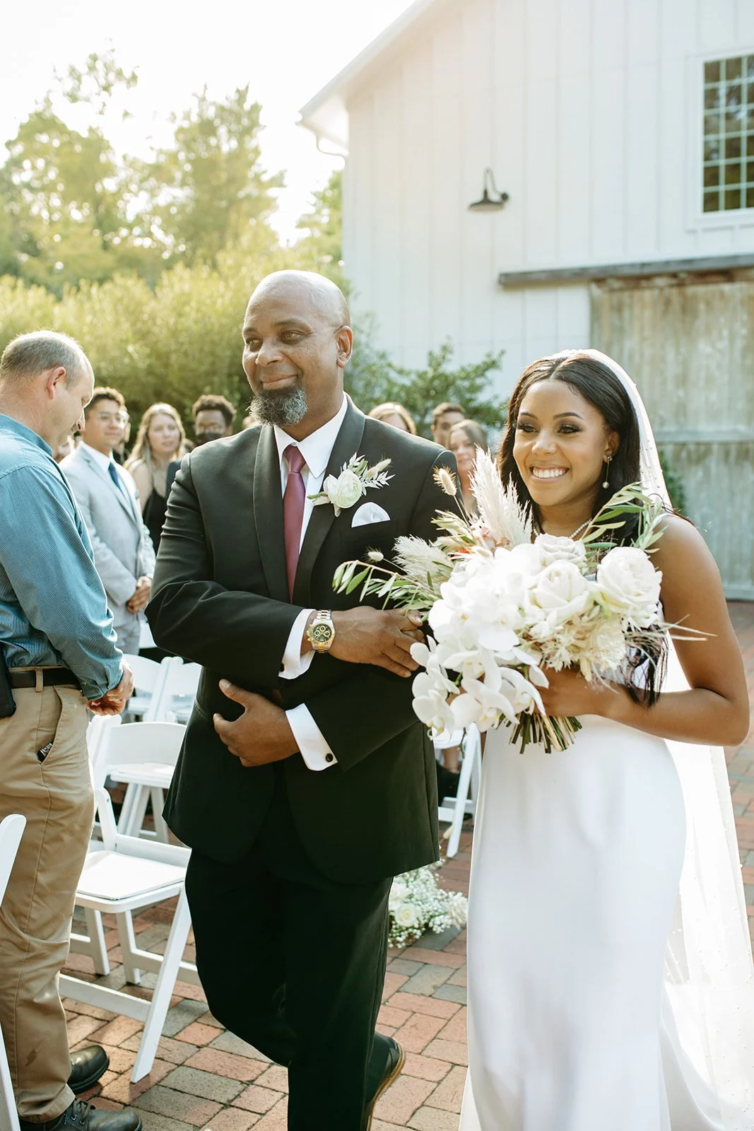 Barn of Chapel Hill Raleigh Wedding Planner NC Slauer Events and Design Processional.jpg