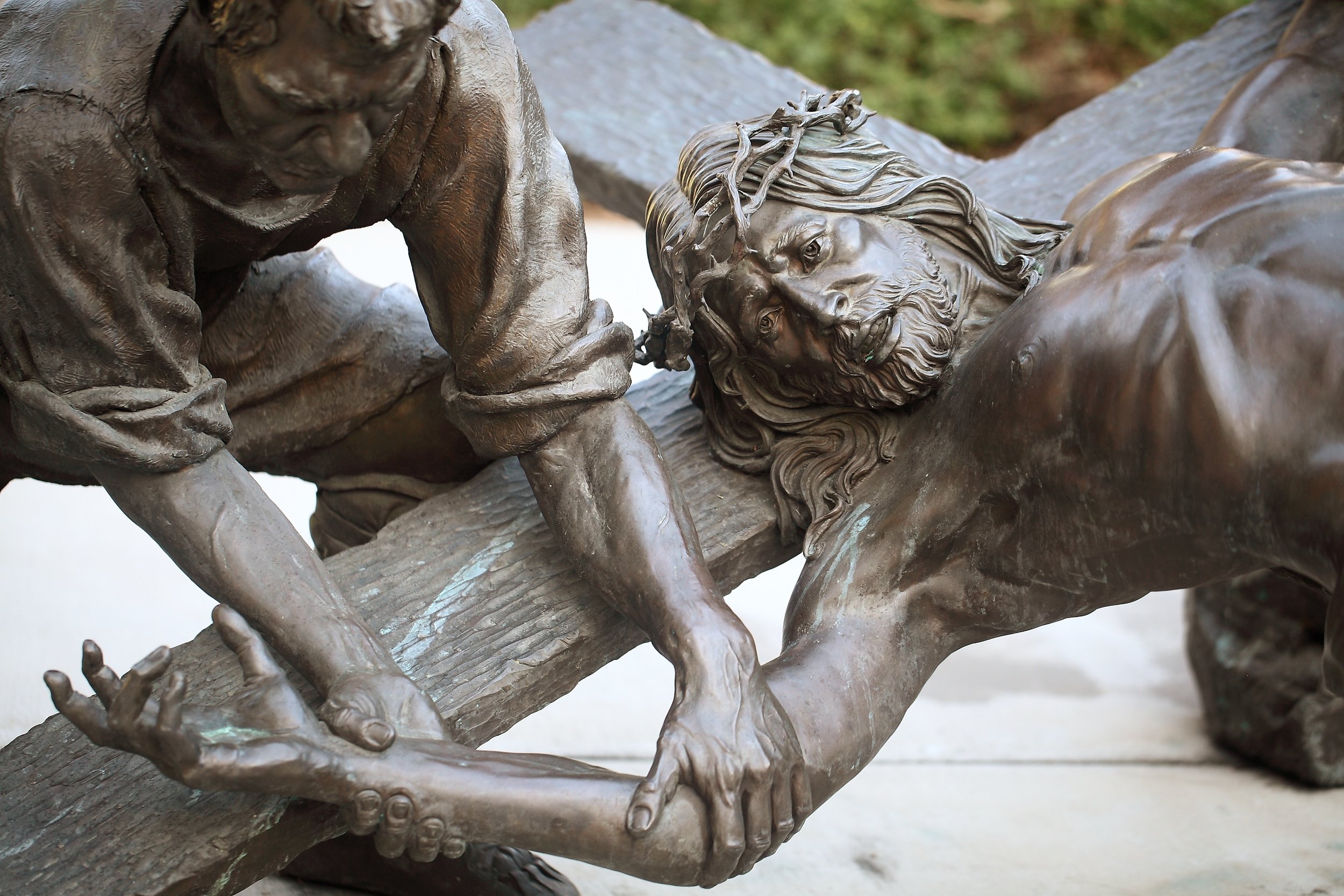 Jesus Being Nailed To The Cross Christopher Slatoff jesus-being-nailed-to-the-cross-christopher-slatoff