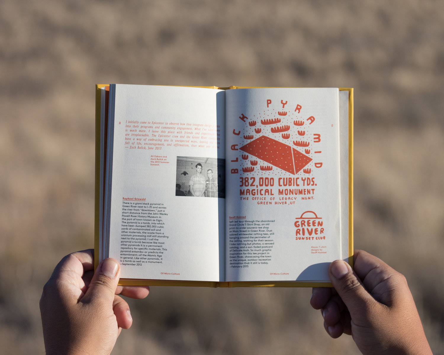 Branding, Exhibition Design, Publication Design Client: Epicenter Green River, Utah