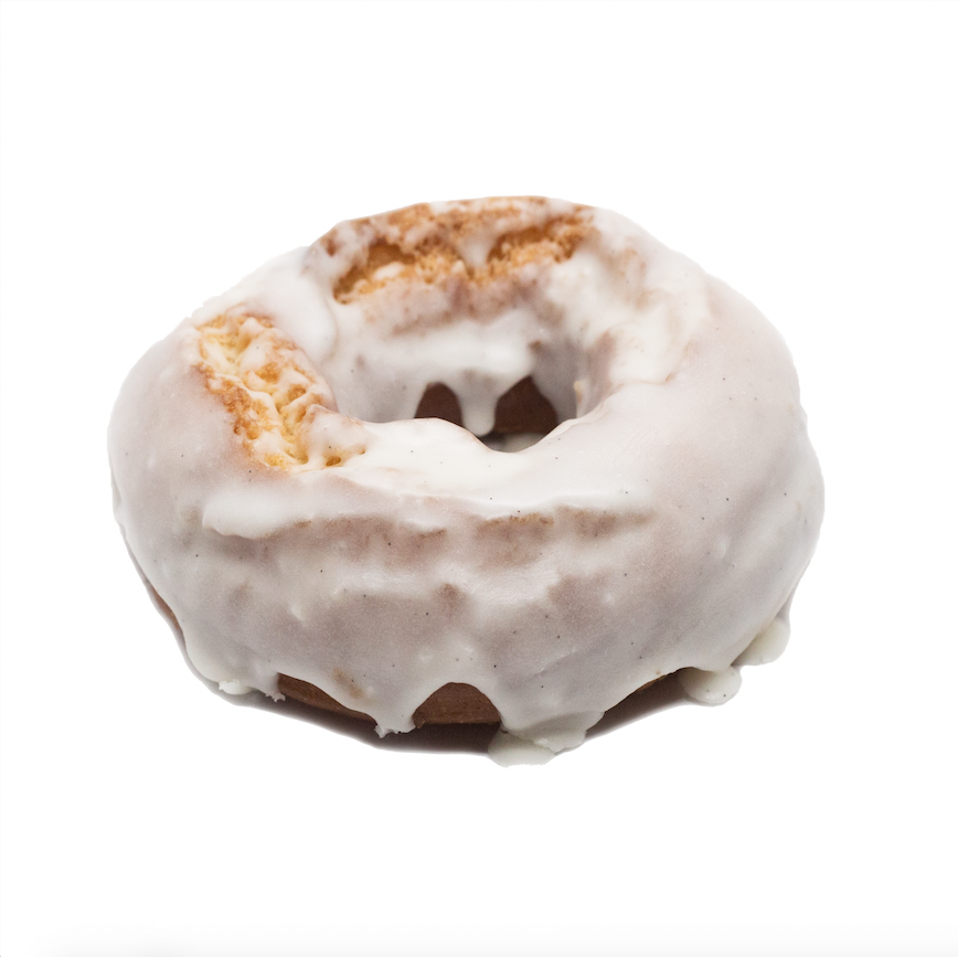 Old Fashioned - classic cake doughnut with vanilla bean icing