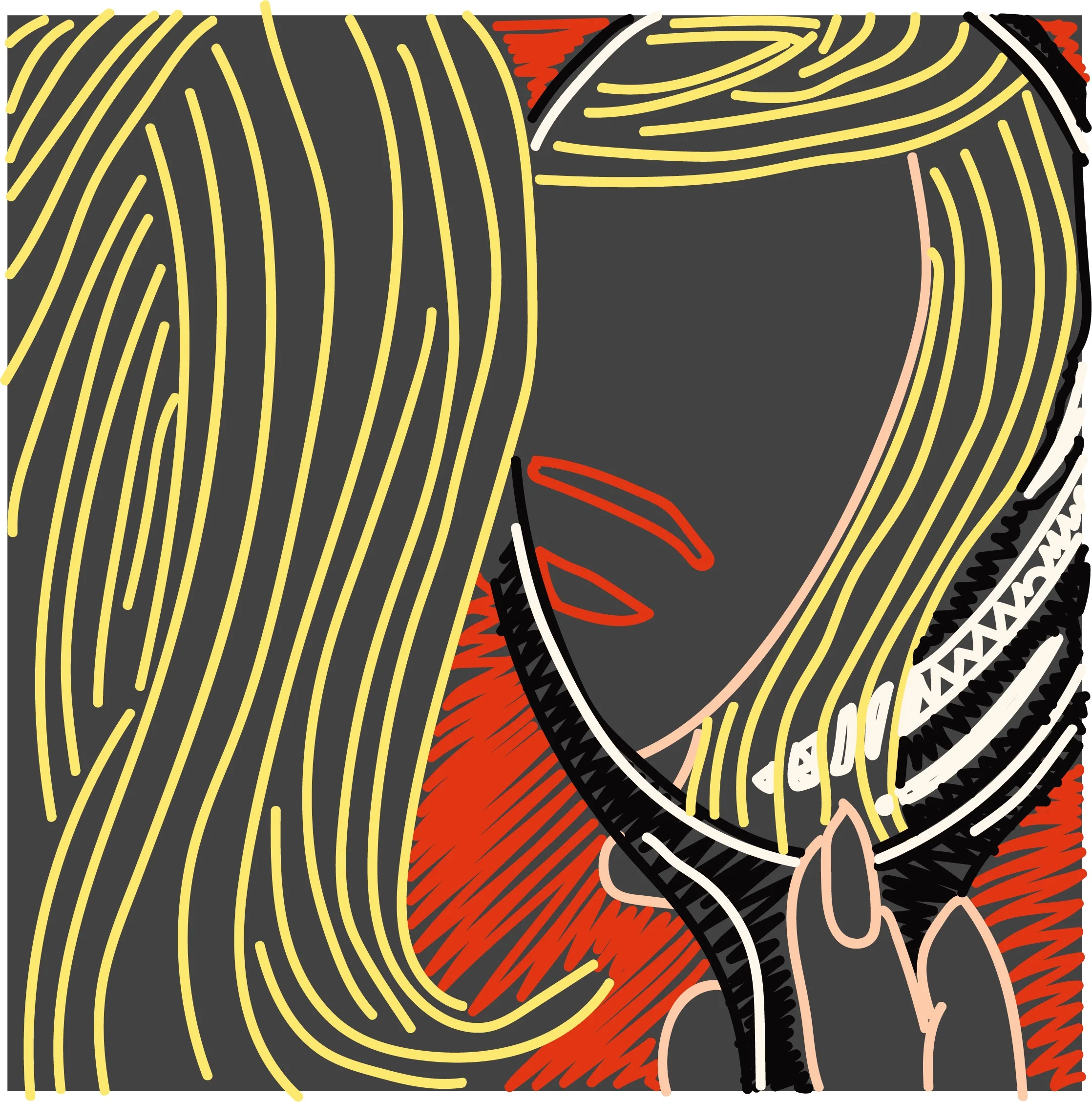 Lichtenstein Meets Wesselmann #12