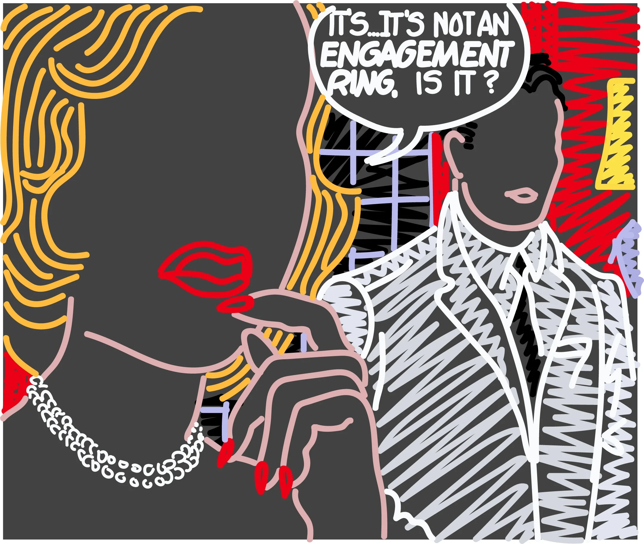 Lichtenstein Meets Wesselmann #15