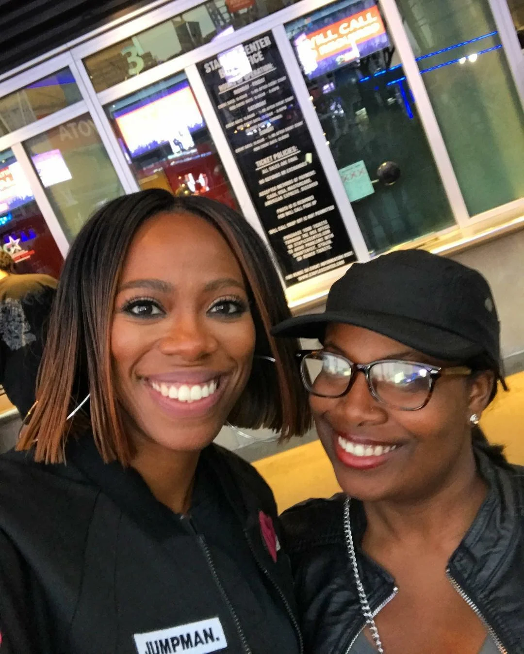 Krystin Wills with Yvonne Orji of Insecure on HBO.