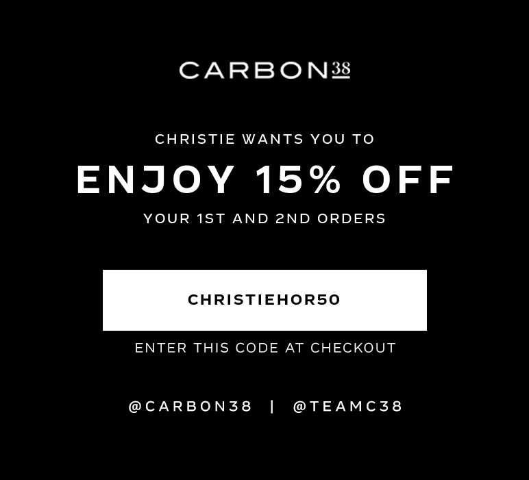 Use code CHRISTIEHOR50 for 15% your first 2 orders.