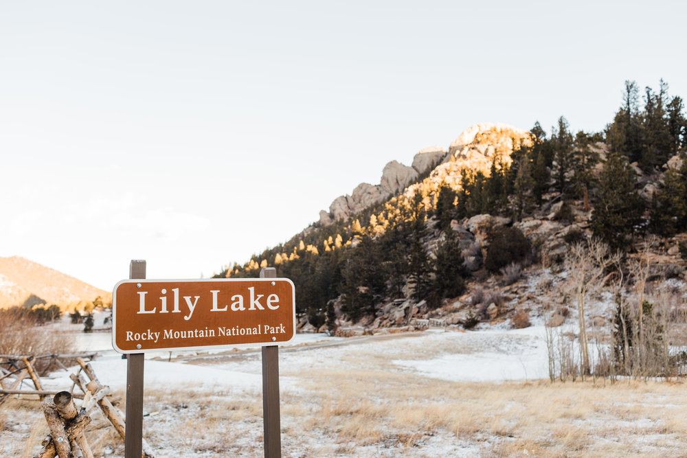 RockyMountainNationalParkLilyLakeElopement