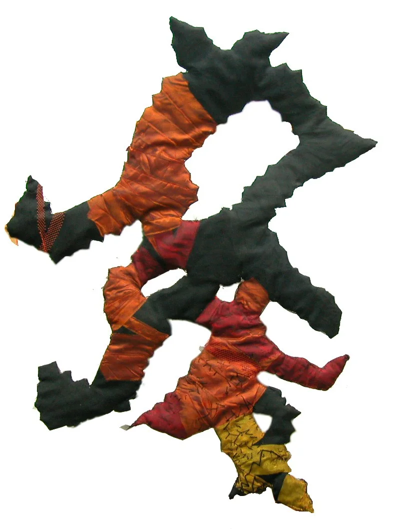 Custo (2002). Fabric & wires.