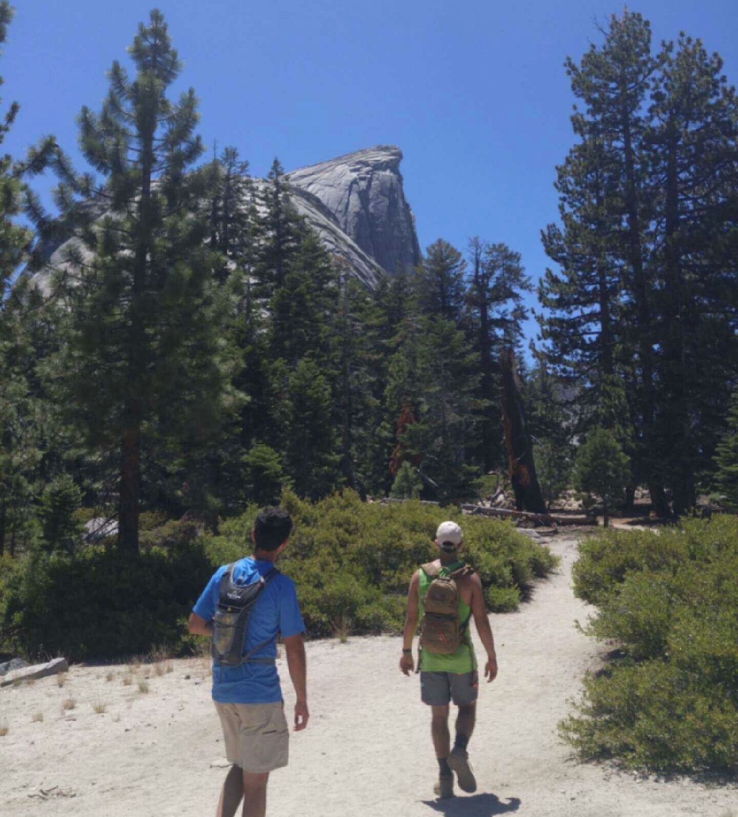 Half Dome looking more impressive the closer we get