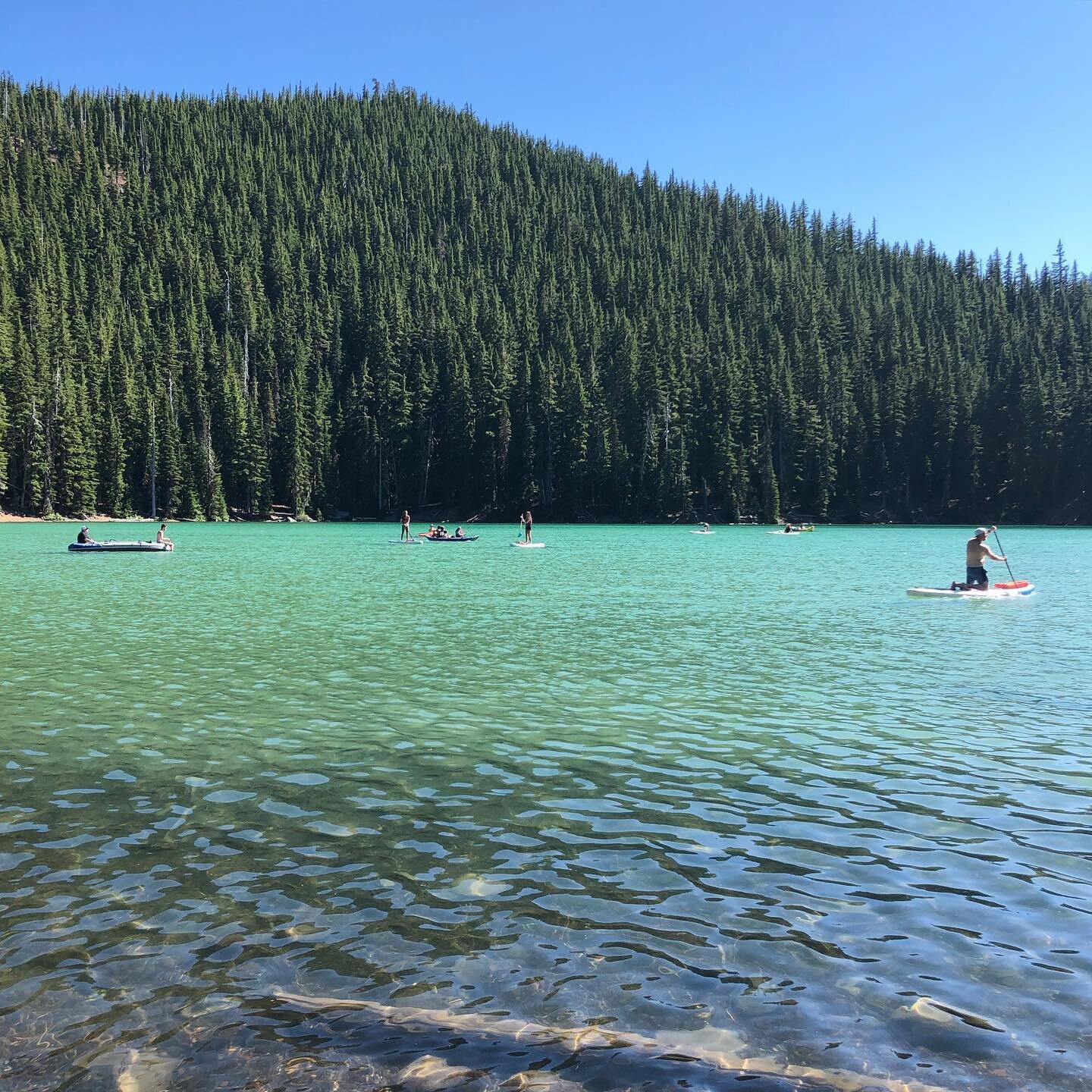 No filter! Devils Lake on the Cascade Lakes Highway near Bend, Oregon.