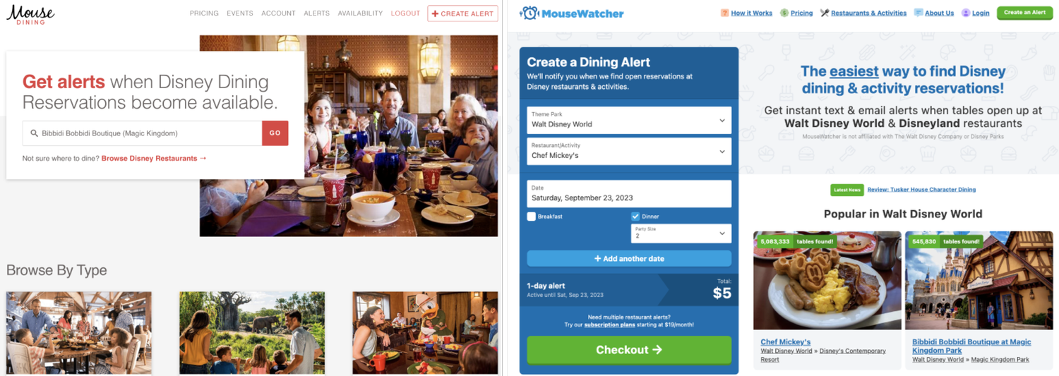 MouseDining vs MouseWatcher Which Alert Service Is Best? EXSPLORE
