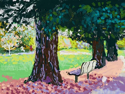 Original iPad Painting using Art Set