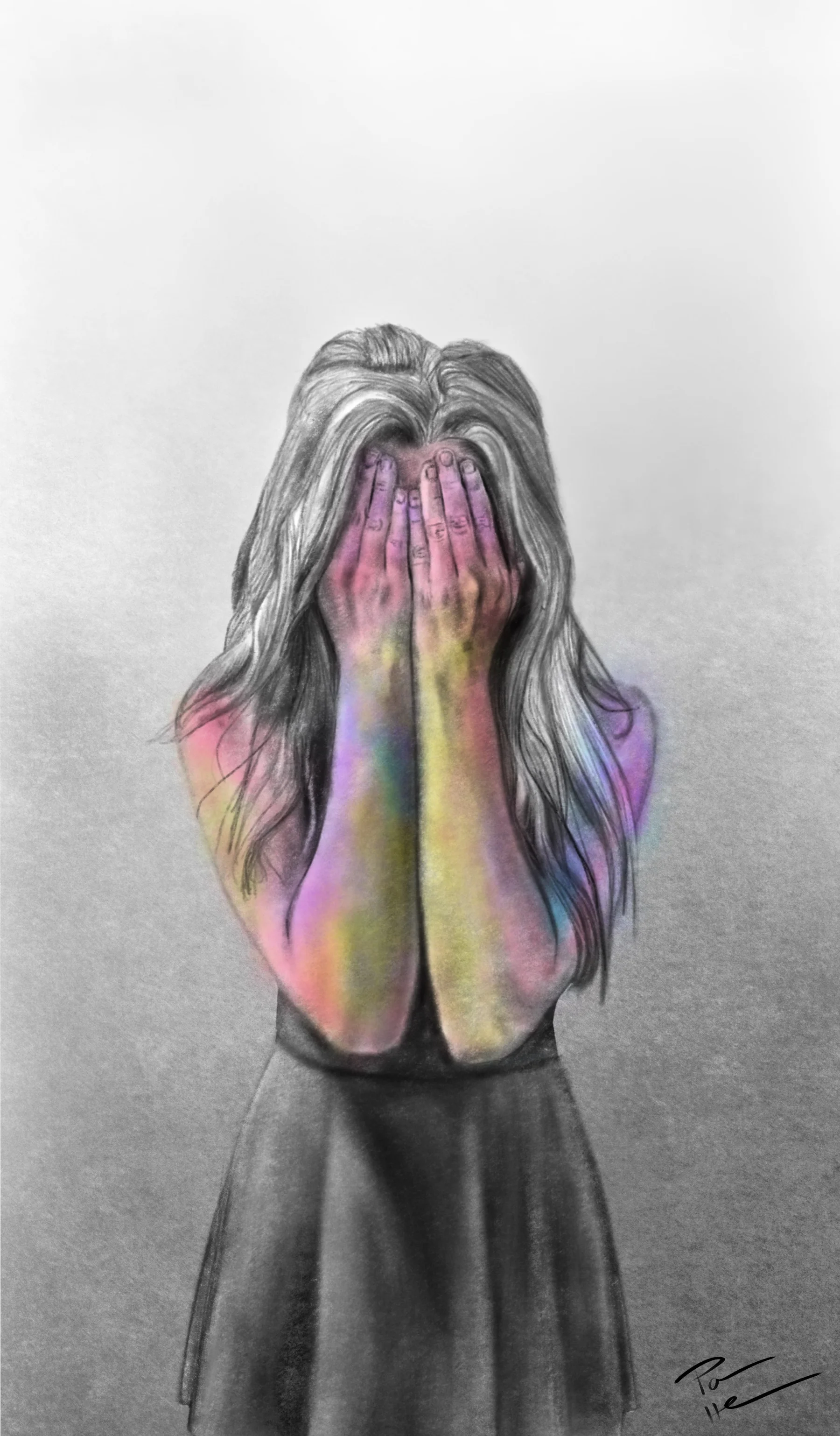 This is not normal. Original iPad drawing by Paris Herzog using Procreate
