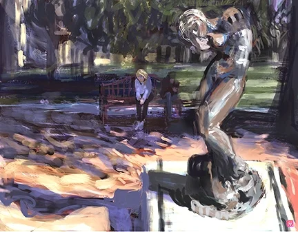 Rodin Sculpture Garden. See Digital Art Gallery/Silicon Valley