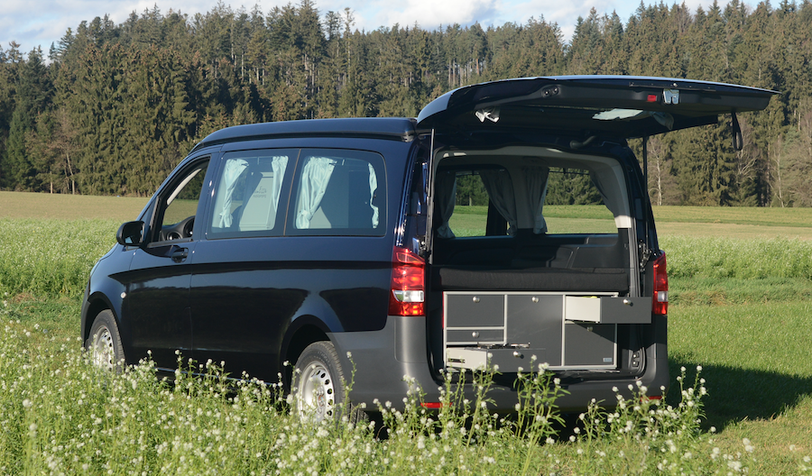 Mercedes Benz Marco Polo Campervan with rear kitchen