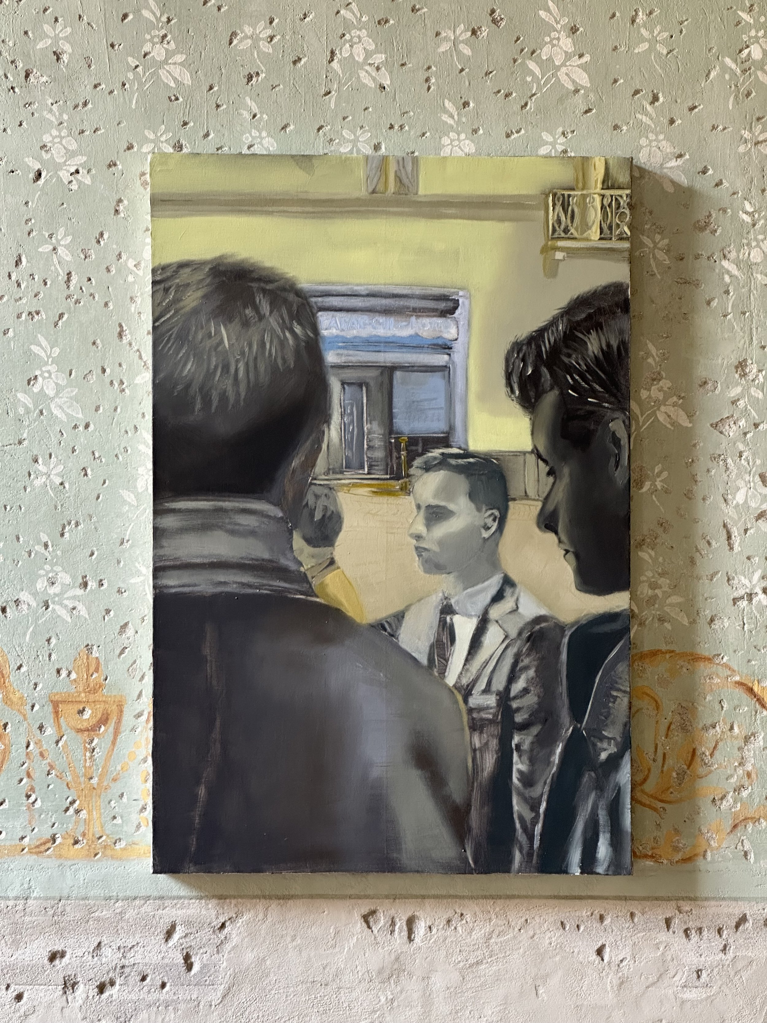 Would it change anything if I would have said yes? 35 1/2 x 23 1/2 in 90 x 60 cm oil on canvas 2024