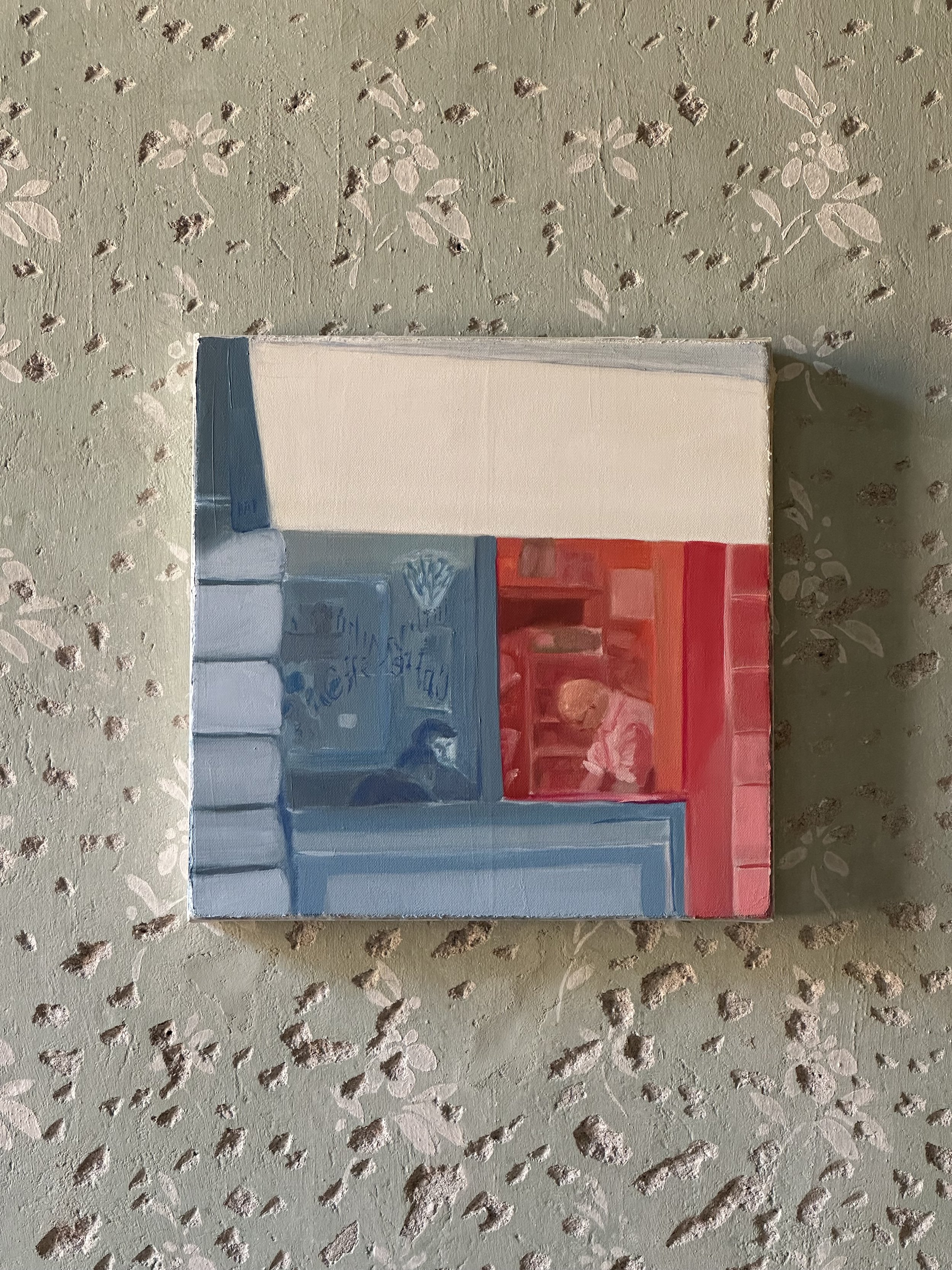 maybe I found something I shouldn’t have 13 3/4 x 13 3/4 in. 35 x 35 cm oil on canvas 2024