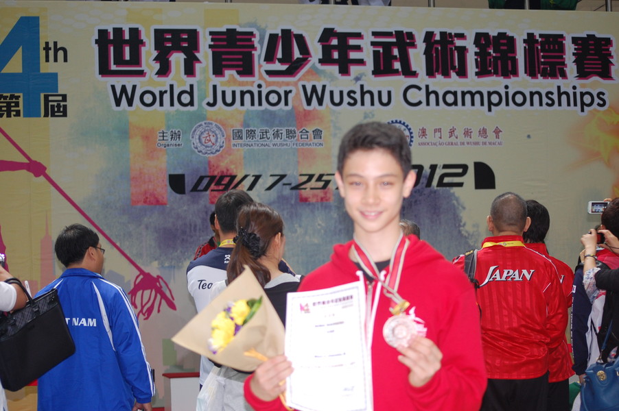 Nima, bronze in Jianshu, at the 4th WJWC in Macau, China.