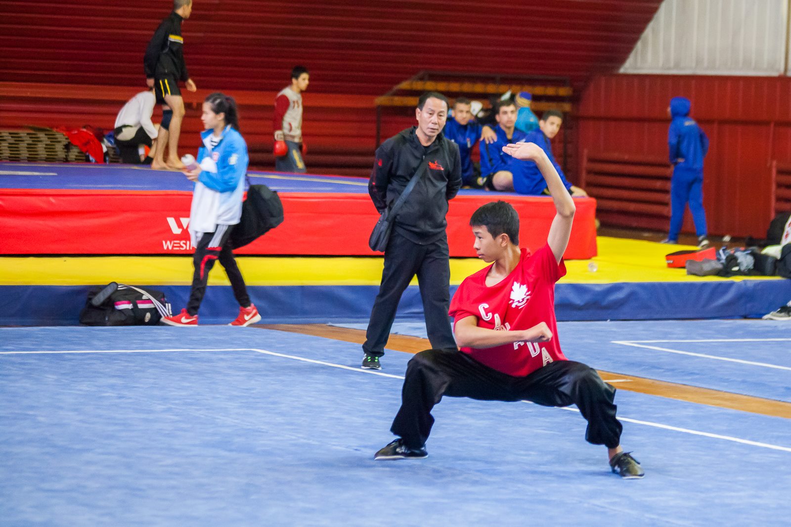 Wayland Li Wushu for Team Canada at World Junior Wushu Championships, 2016