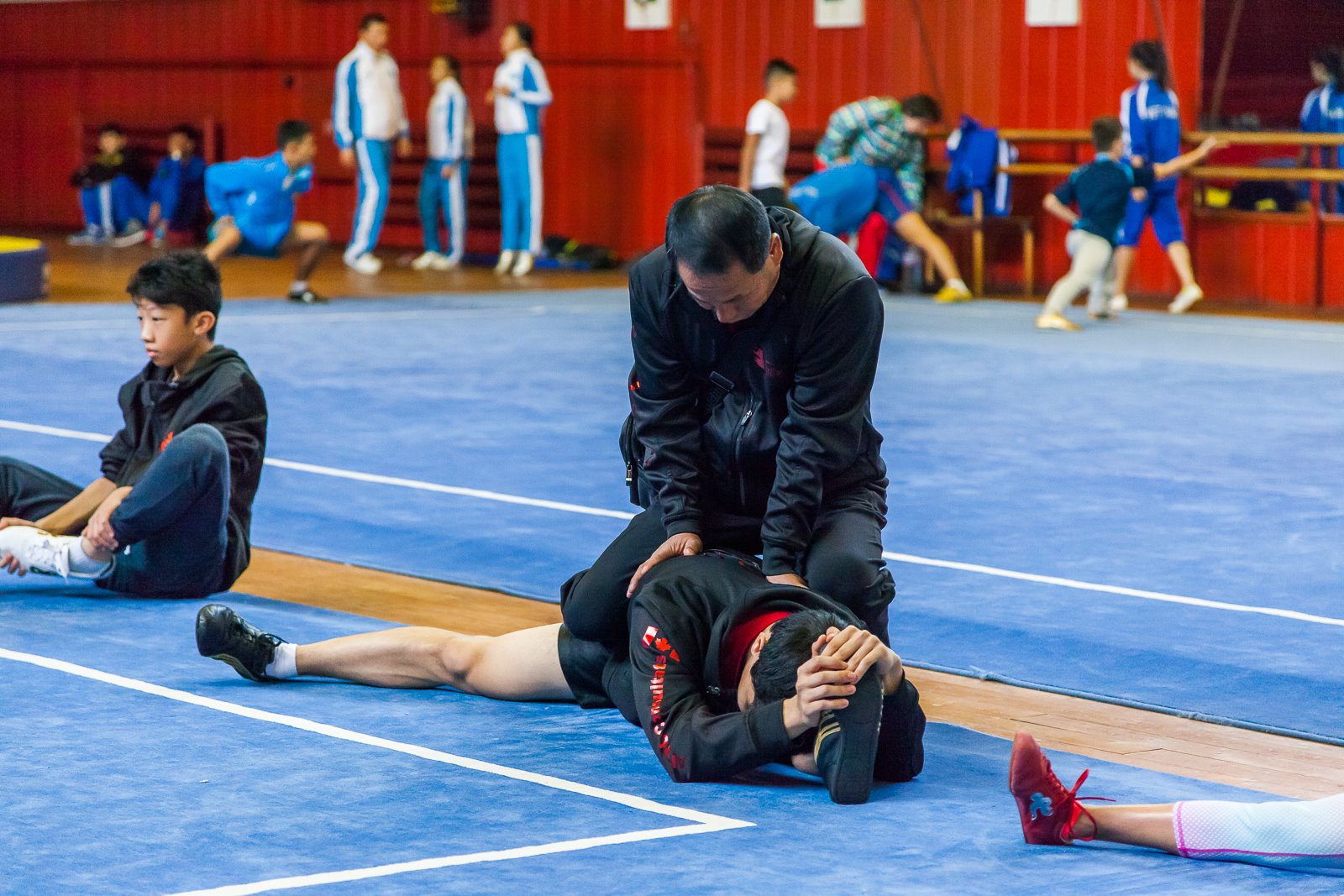 Wayland Li Wushu for Team Canada at World Junior Wushu Championships, Bulgaria