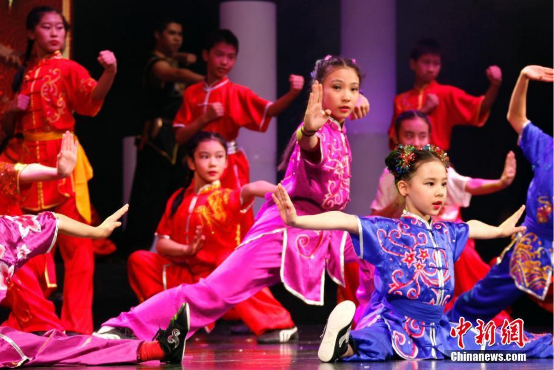 Young Wushu champions from Wayland Li.