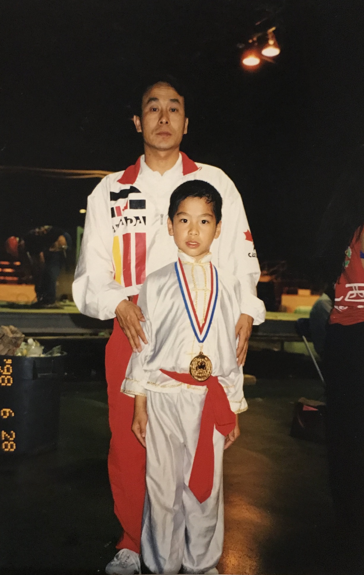 A young champion and coach, 1998