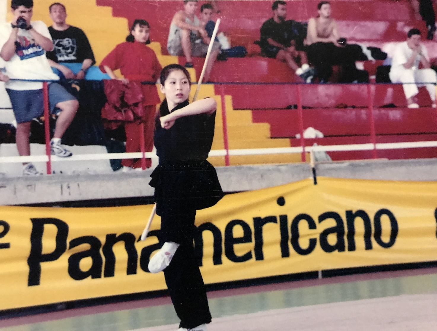 At an early Pan-American Wushu Championships