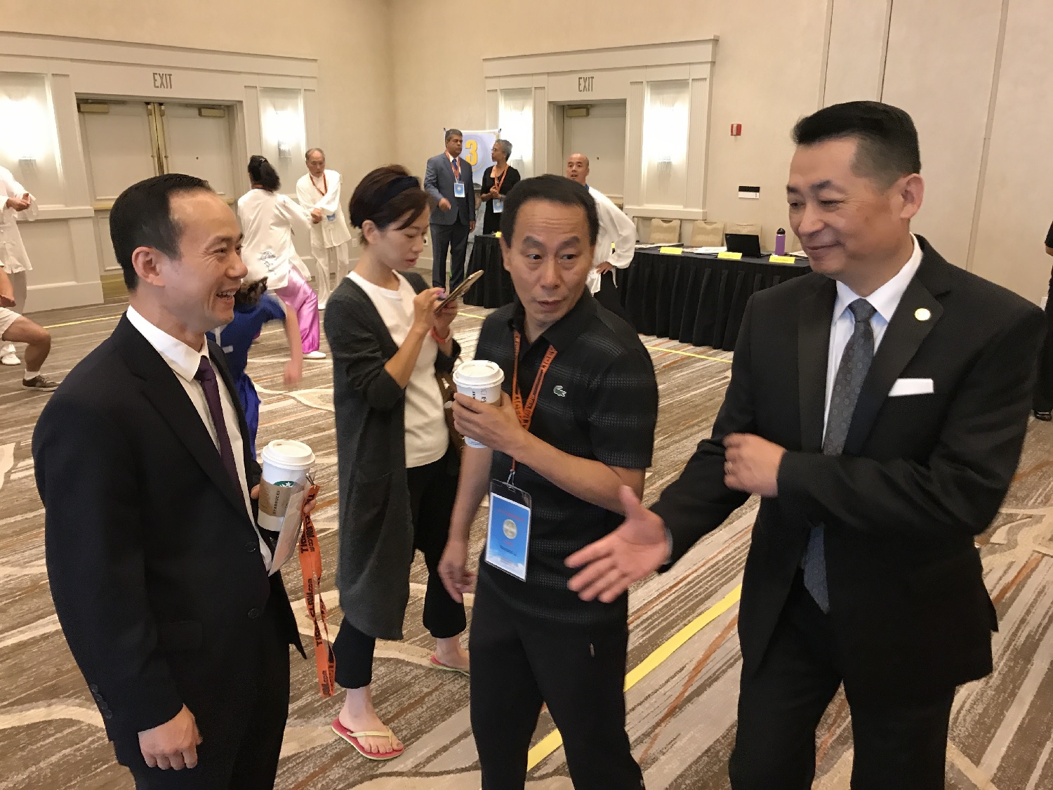 Jiang Bangjun, Wayland Li and Christopher Pei