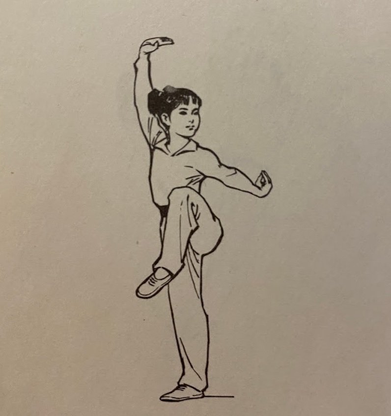 Knee Raise Balance 提膝平衡 (Tixi Pingheng)