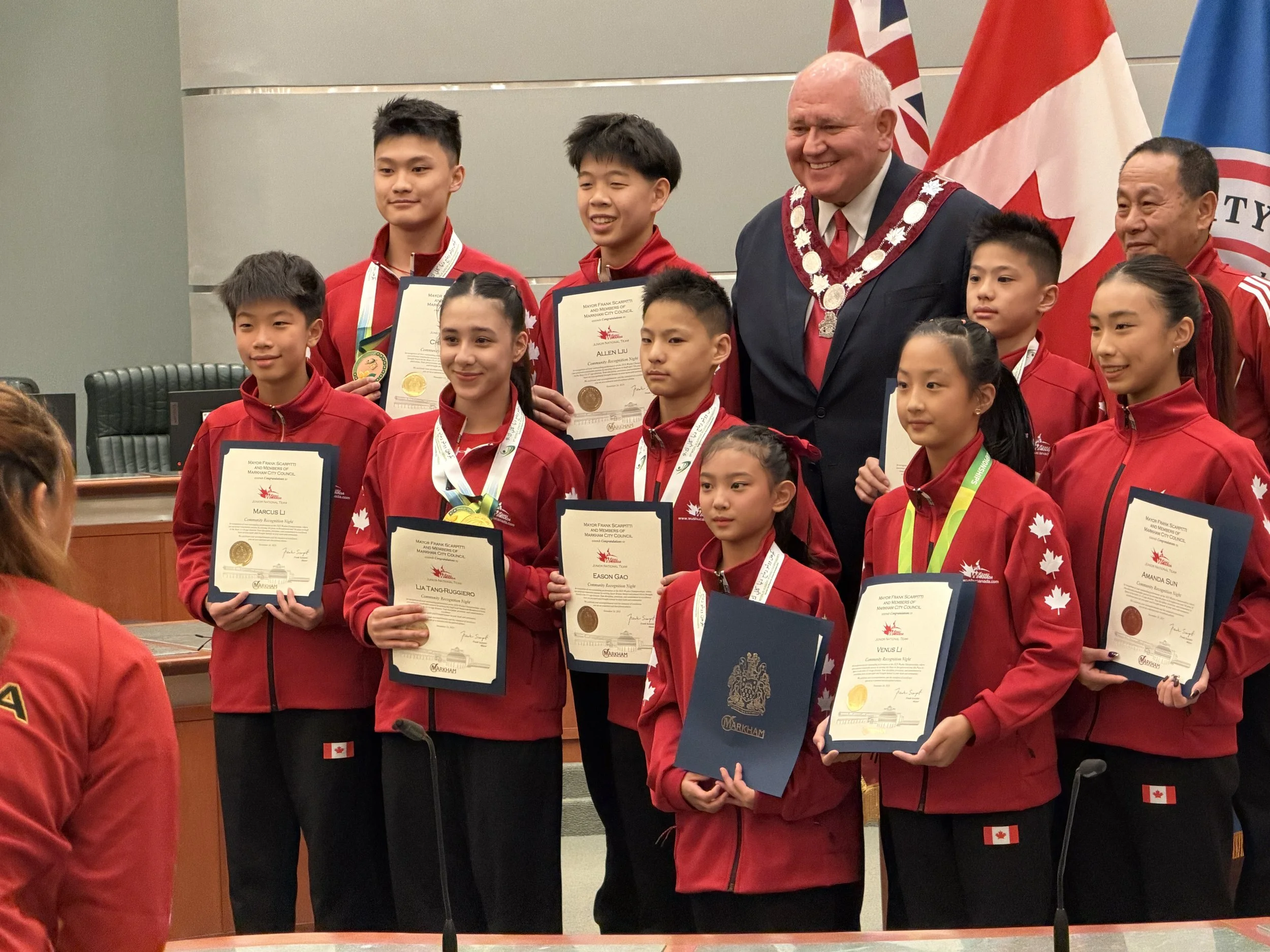 Markham City Hall recognition 2025