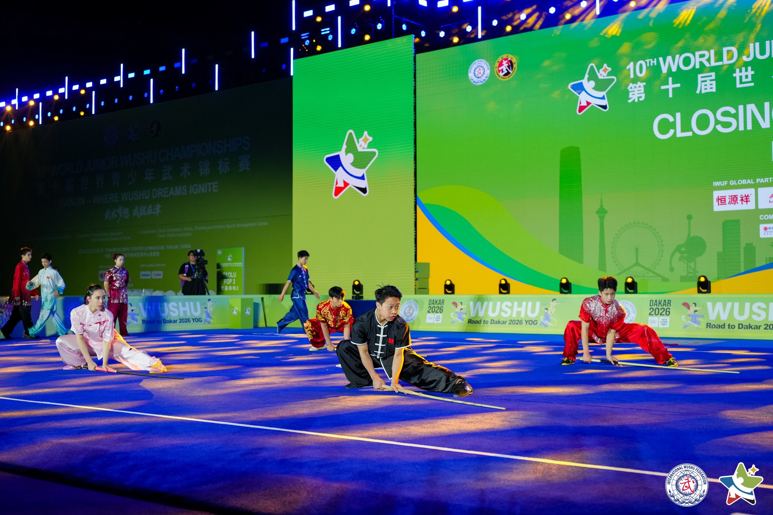 Closing Ceremony at the World Junior Wushu Championships