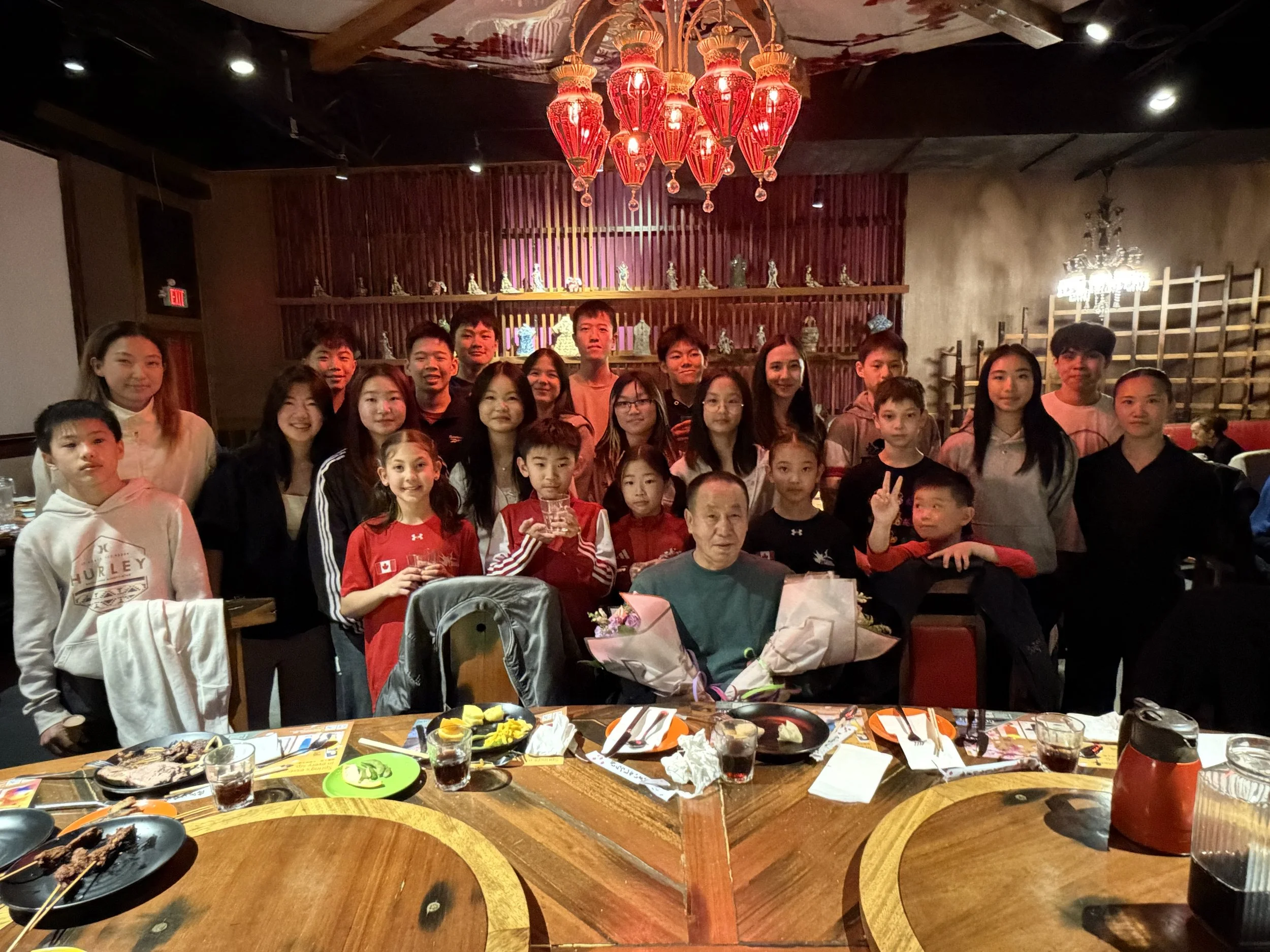 Gratitude dinner to celebrate Shifu Wenqi Li