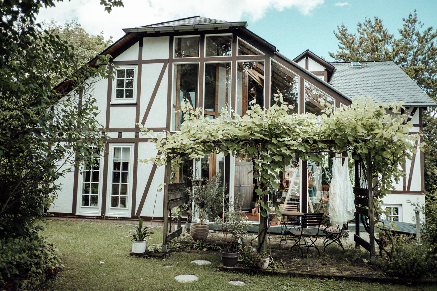 Traumhaftes Fachwerkhaus des Hochzeitspaares in Burbach