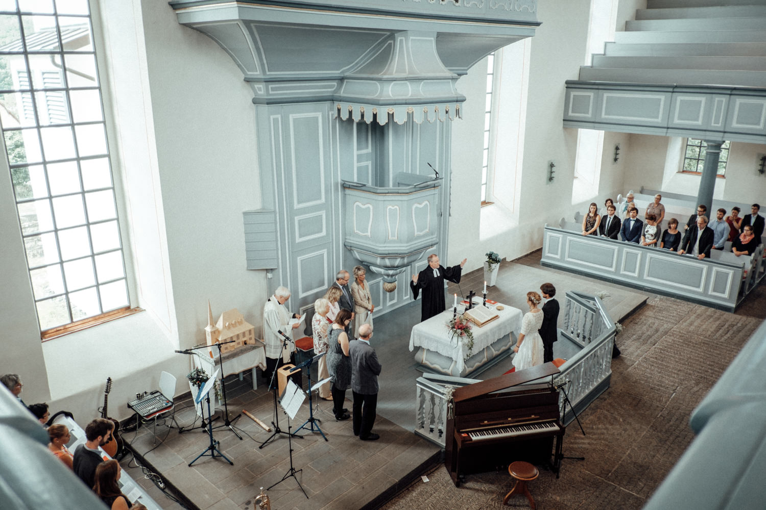 Trauung in der evangelischen Kirche in Burbach