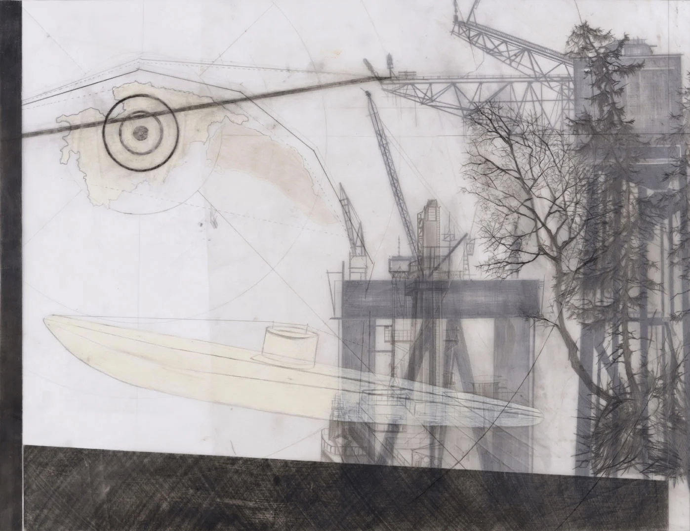 Skizze zu Haubentaucher