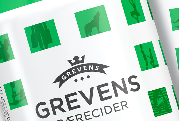  Redesign of Grevens Cider. Work done with Tangram (part of Bates). 