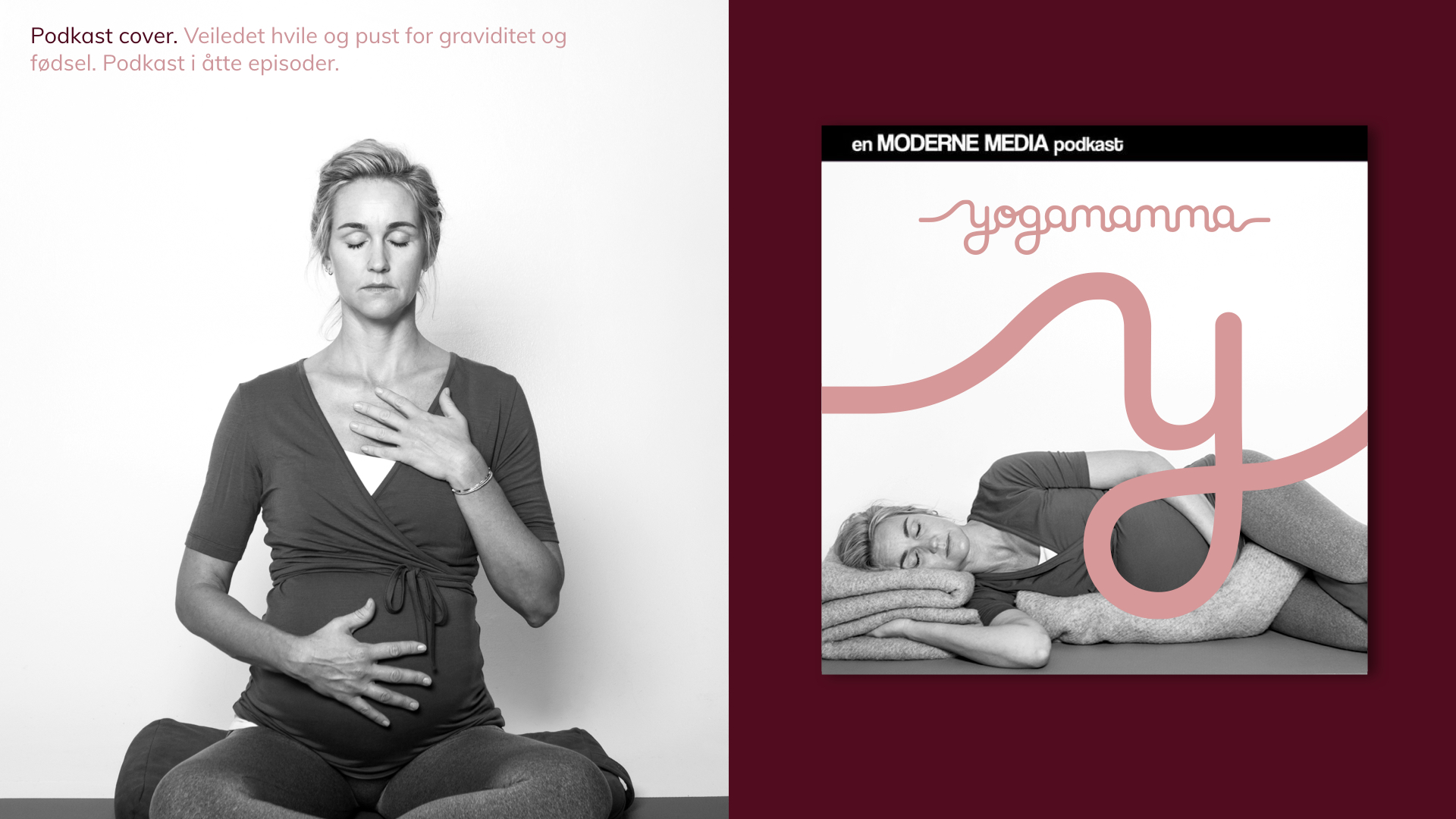  Podcast cover for Yogamamma - Guided rest and breathing for pregnant women 