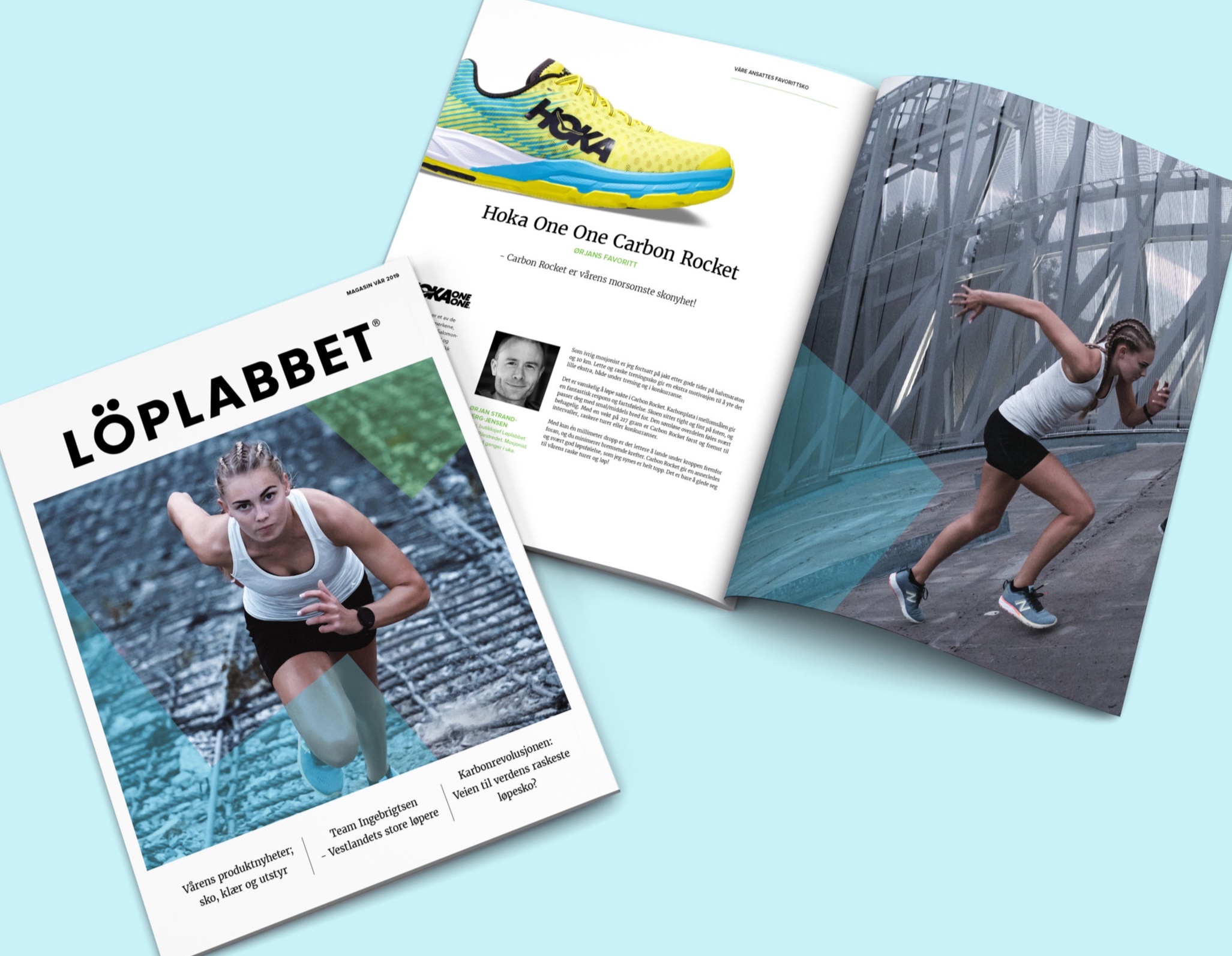 Löplabbet Magazine design