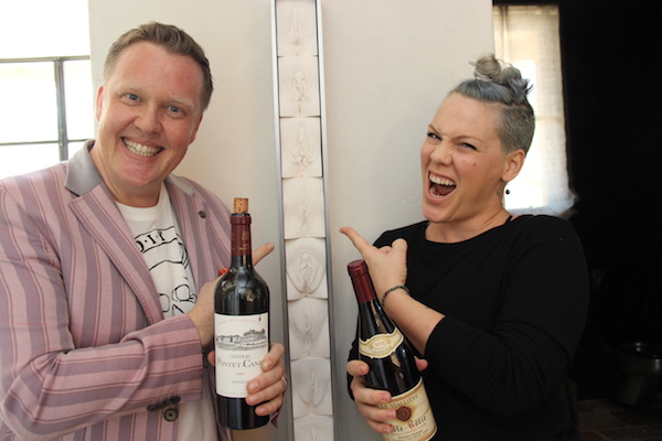 Olly with the lovely Alecia, aka P!nk