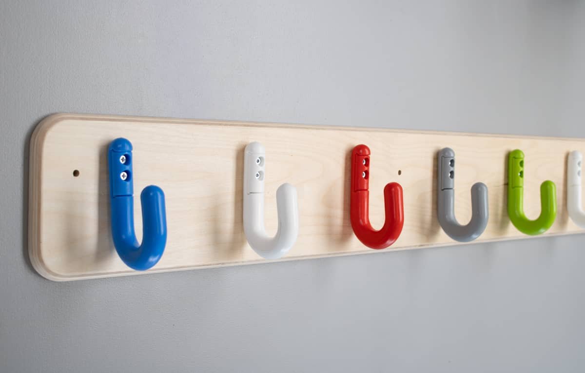 Safe Coat Hook - wooden board - 5 colours.jpg