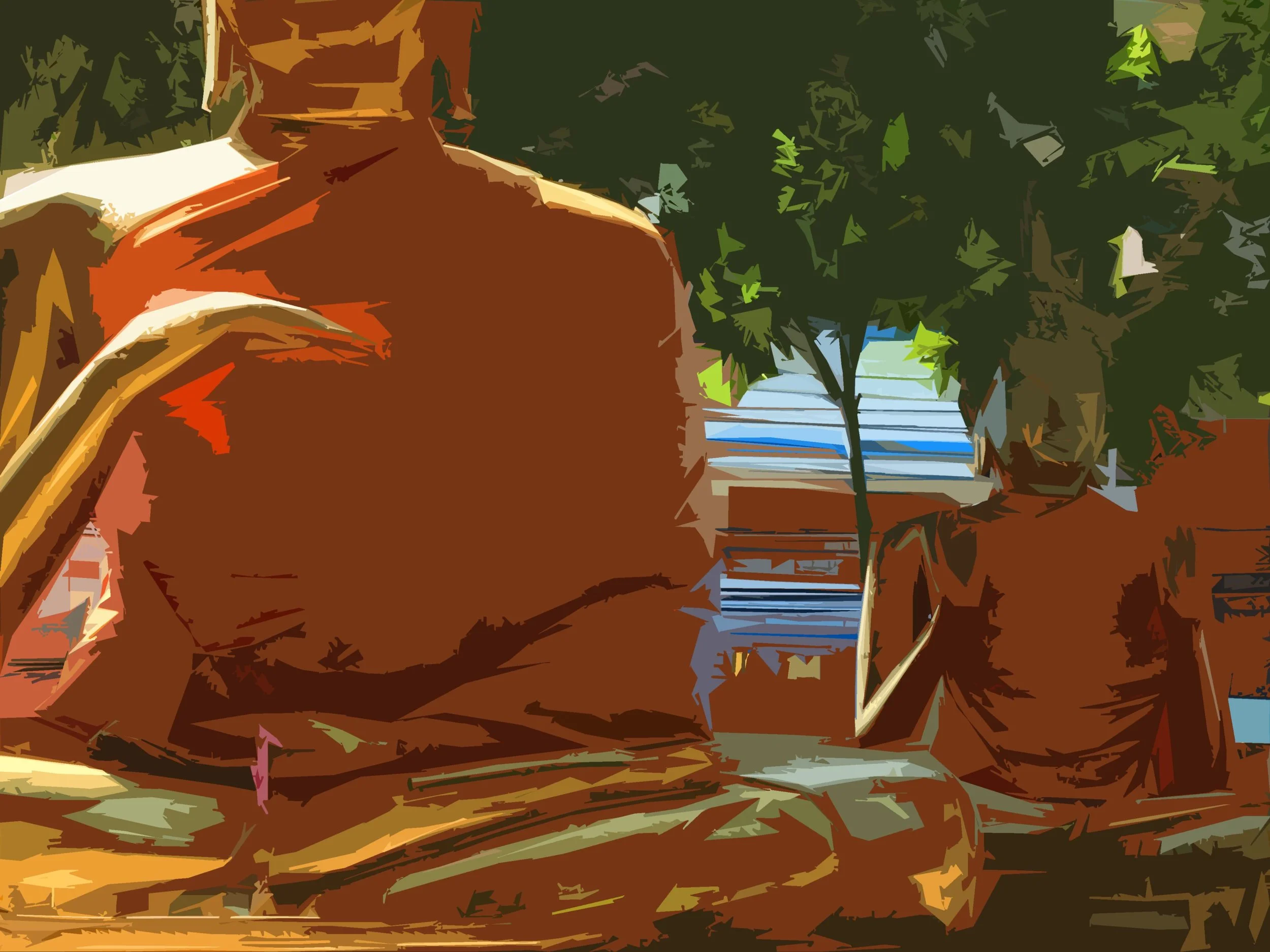 Two worlds at once ...