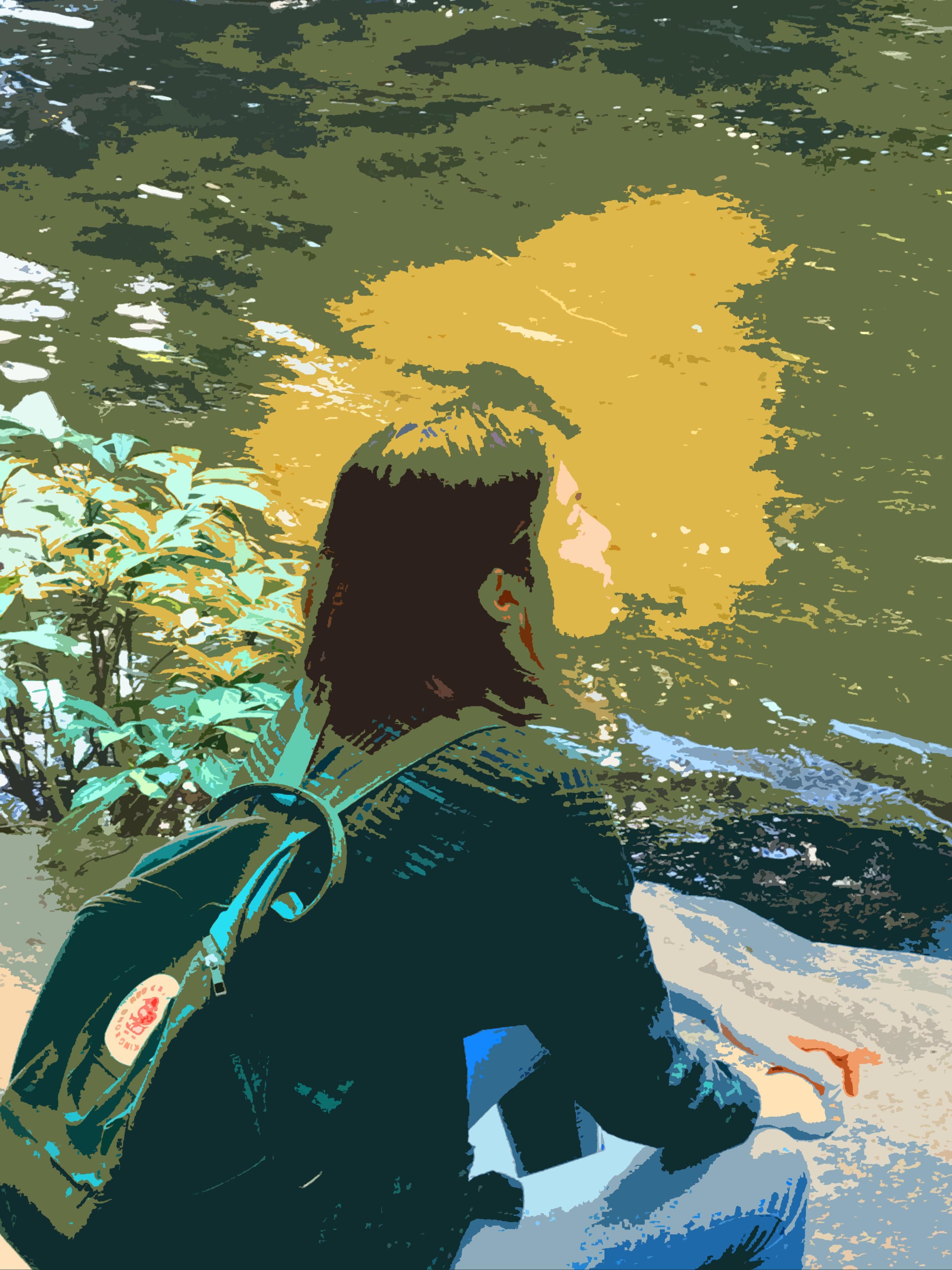 Without the looking ...