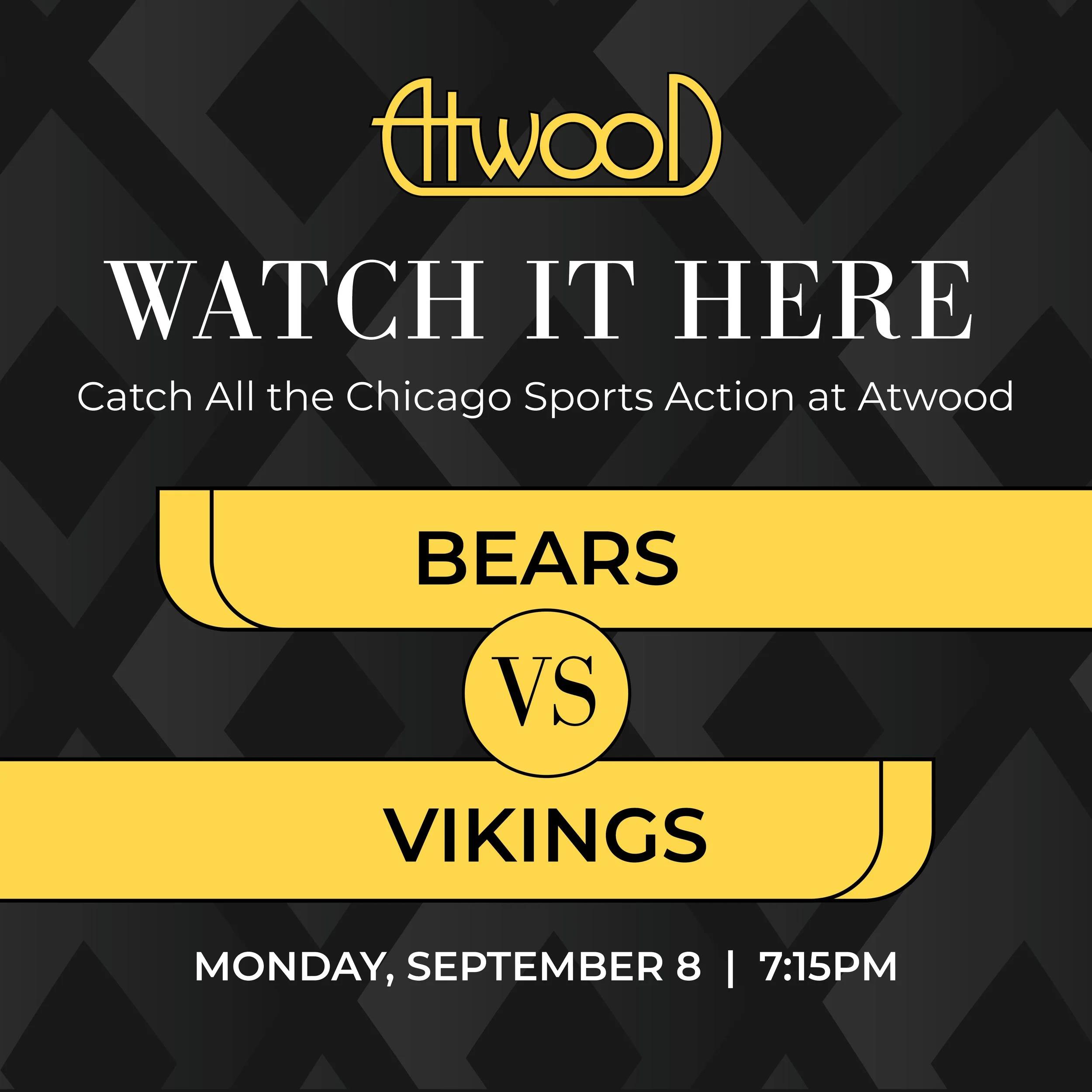 Watch It Here: Bears vs. Vikings