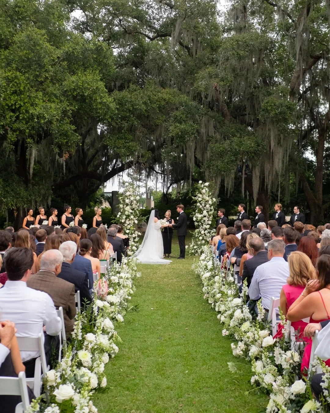 A beautiful setting for a truly timeless &ldquo;I do!&quot;

Photographer: @minasisleyphotos
Planner: @amandapriceevents
Venue: @neworleansmuseumofart
Florist: @leafandpetalnola
Hair &amp; Makeup: @virgobeautystudio
Ceremony Musicians: @classical_jaz