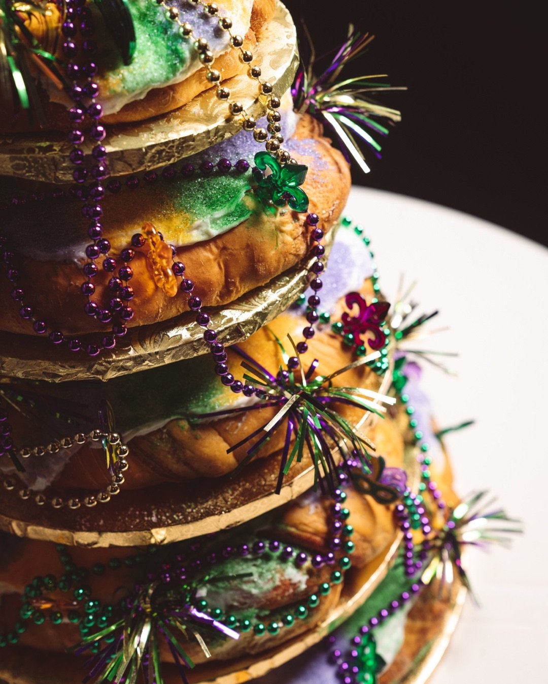 Everywhere else it&rsquo;s just a Tuesday! Happy Mardi Gras from the best city to celebrate in! 💜💚💛

Vendors - 
Photo 1: @weddingsbycoryfontenot @civicnola @gambinosbakery
Photo 2: @brennerweddings @southernoaksweddings 
Photo 3: @lancenicoll 
Pho