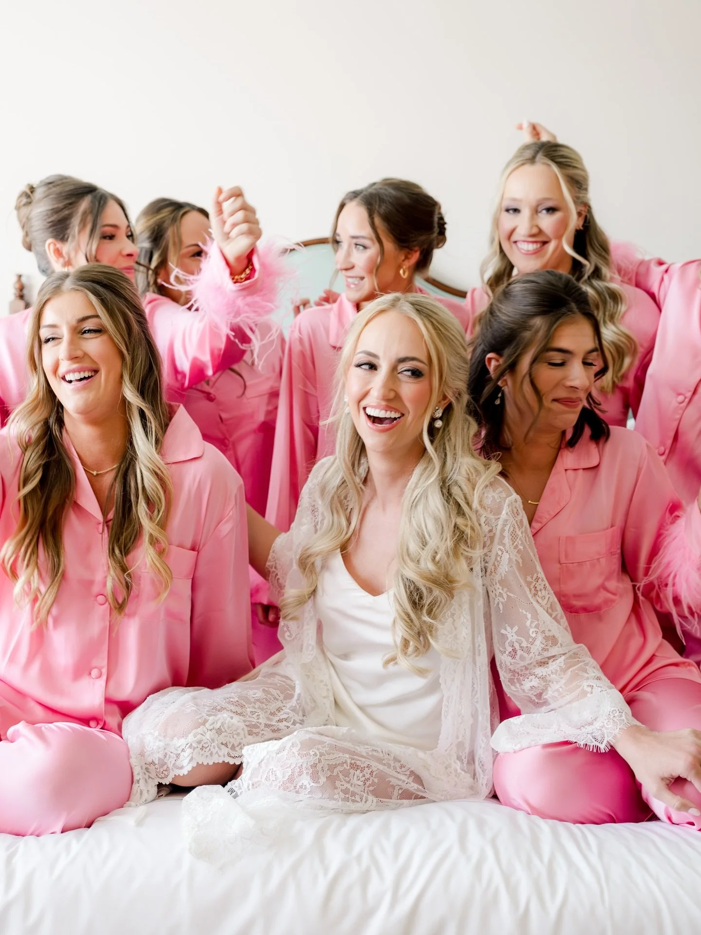 There&rsquo;s truly no better feeling than spending your wedding morning surrounded by your biggest supporters and best friends!

Planner:&nbsp;@amandapriceevents
Photographer:&nbsp;@catherineguidry
Videographer:&nbsp;@tommykirkpatrickfilms
Prep Hote