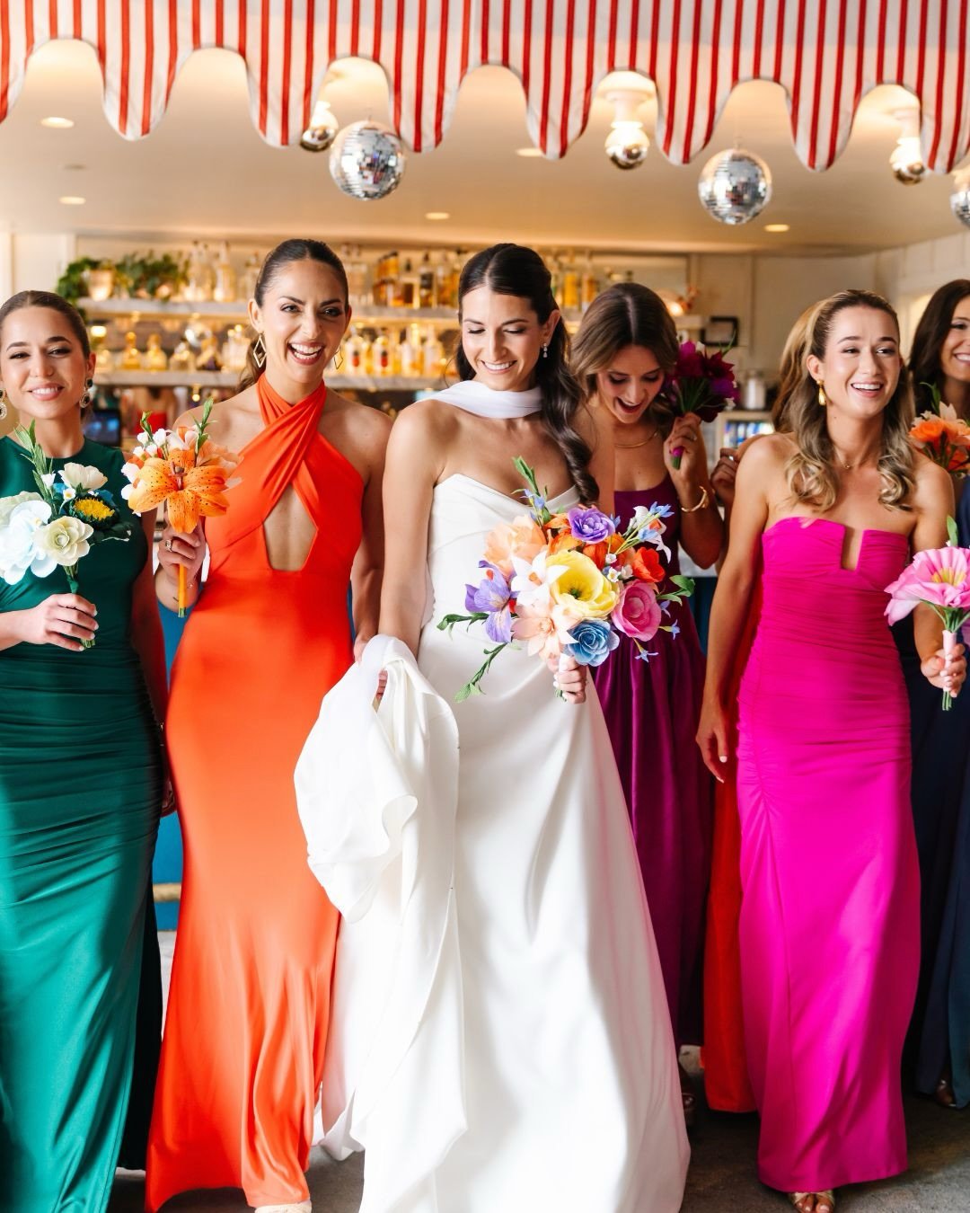 The assignment was bright and bold and the bridal party delivered!

Photographer:&nbsp;@anniecooper.photography
Planning:&nbsp;@amandapriceevents
Flowers:&nbsp;@crybabyfloral
Prep Hotel:&nbsp;@virginhotelsnola
Hair and Makeup:&nbsp;@flawlessbrideandb
