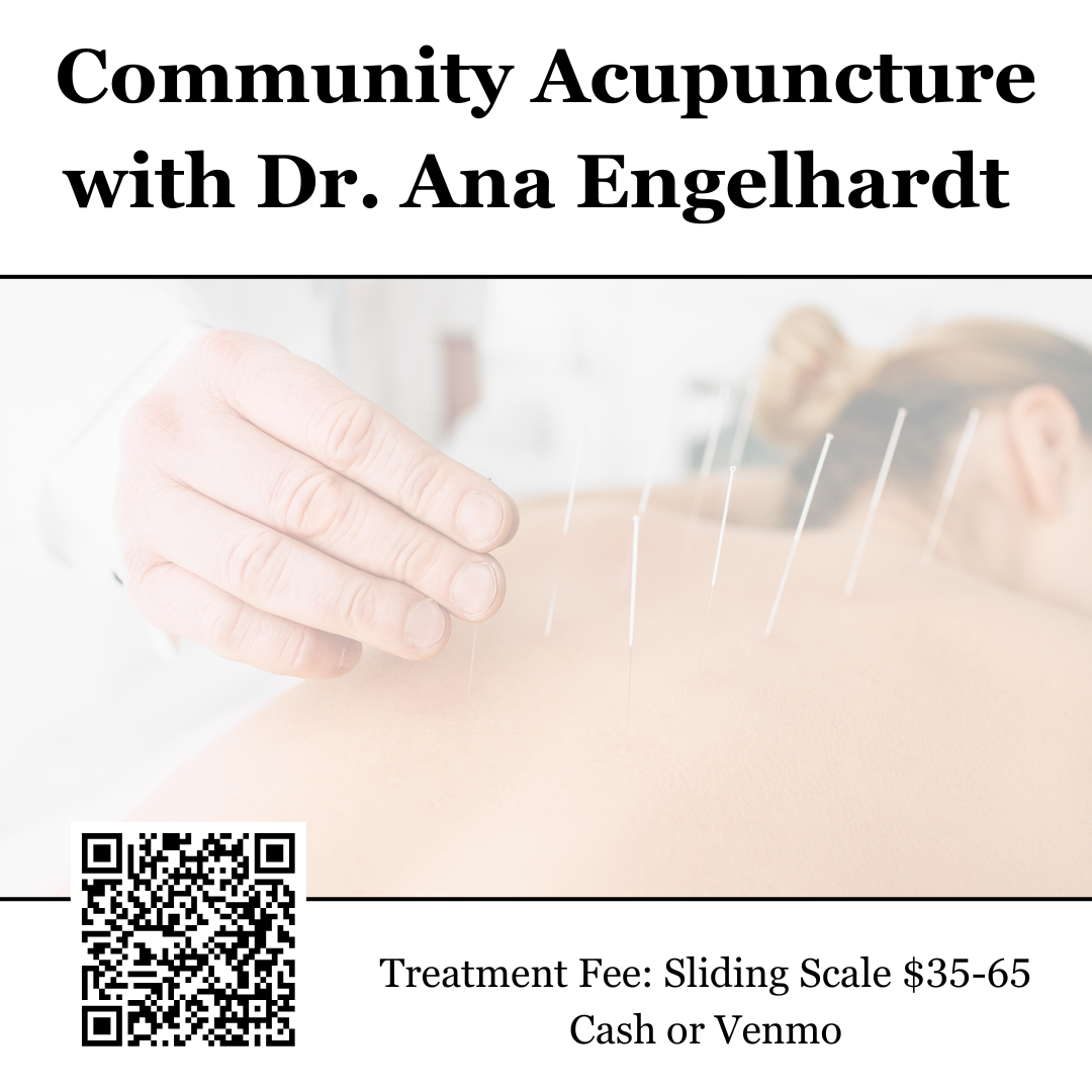 Community Acupuncture with Dr. Ana Engelhardt